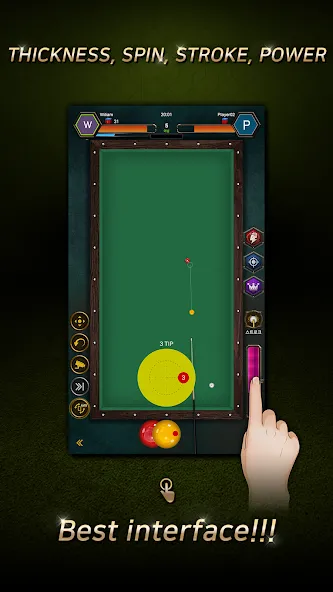 Real Billiards Battle - carom (Риал Бильярдс Батл)  [МОД Много денег] Screenshot 3