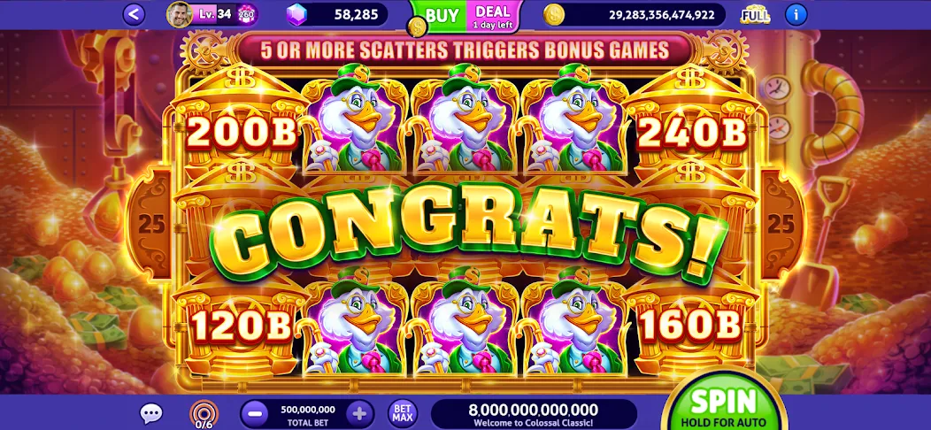 Club Vegas Slots Casino Games (Клуб Вегас)  [МОД Много монет] Screenshot 3