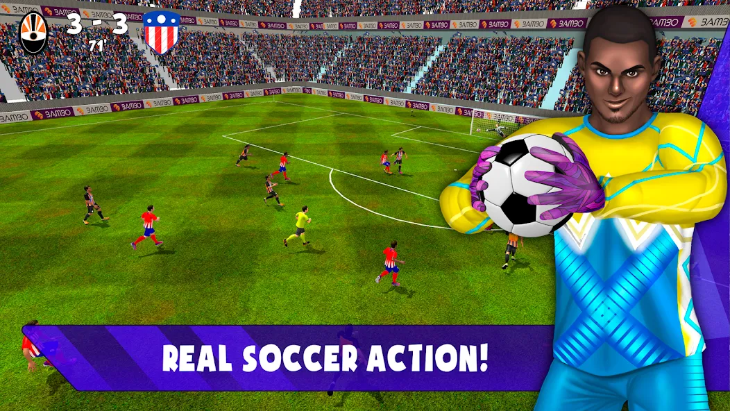 Soccer Goalkeeper 2024 (Соккер Голкипер 2022)  [МОД Много денег] Screenshot 5