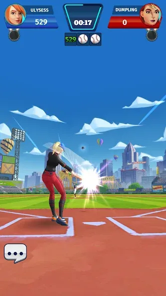 Baseball Club: PvP Multiplayer (Бейсбольный клуб)  [МОД Бесконечные монеты] Screenshot 1