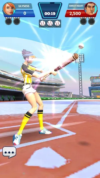 Baseball Club: PvP Multiplayer (Бейсбольный клуб)  [МОД Бесконечные монеты] Screenshot 3