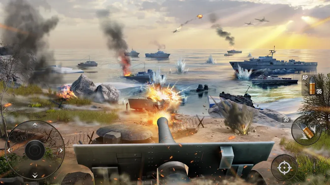 World of Artillery: Cannon War (Ворлд оф Артиллери)  [МОД Unlocked] Screenshot 2