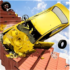 Скачать взломанную Beam Drive Crash Death Stair C (Бим Драйв Краш Дэт Стэр С)  [МОД Mega Pack] - последняя версия apk на Андроид