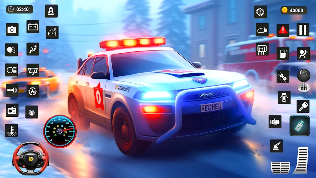 Police Car Kids Driving Game (Кидс Полис Геймс)  [МОД Unlimited Money] Screenshot 1