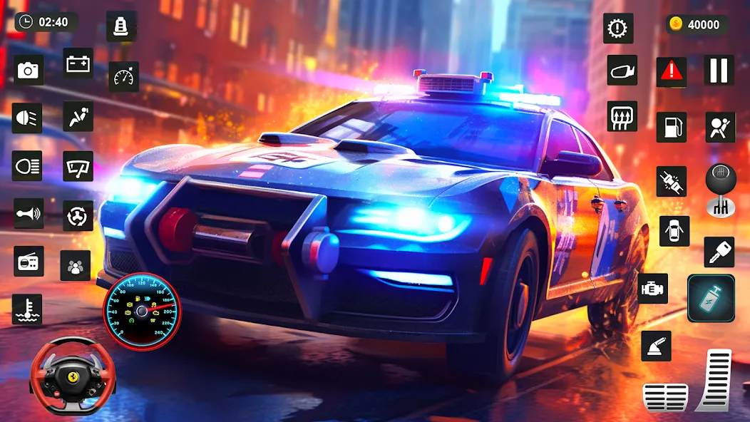 Police Car Kids Driving Game (Кидс Полис Геймс)  [МОД Unlimited Money] Screenshot 4