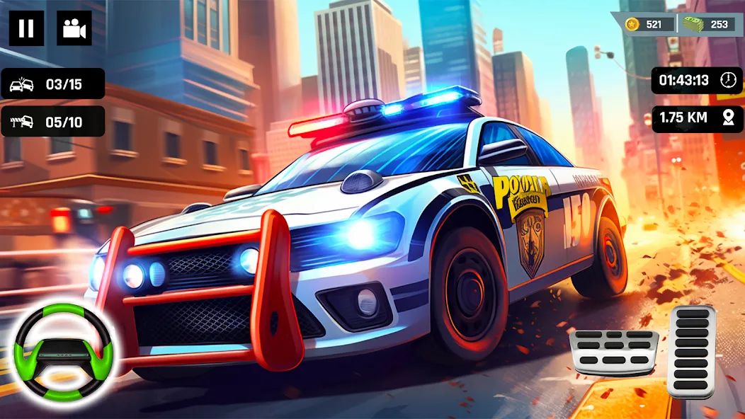 Police Car Kids Driving Game (Кидс Полис Геймс)  [МОД Unlimited Money] Screenshot 5