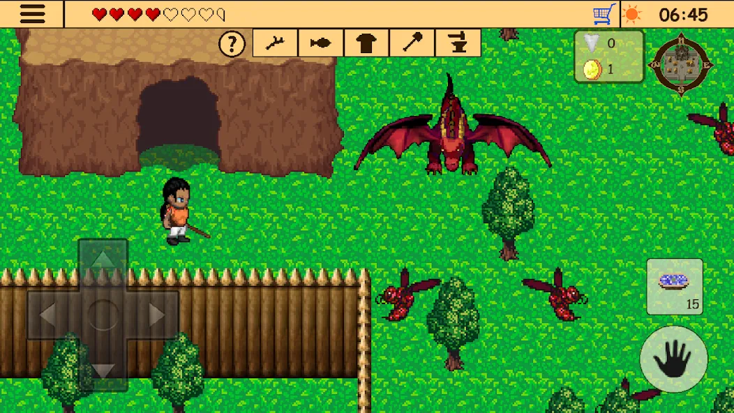 Survival RPG 3:Lost in time 2D (Сурвивал РПГ 3)  [МОД Меню] Screenshot 2
