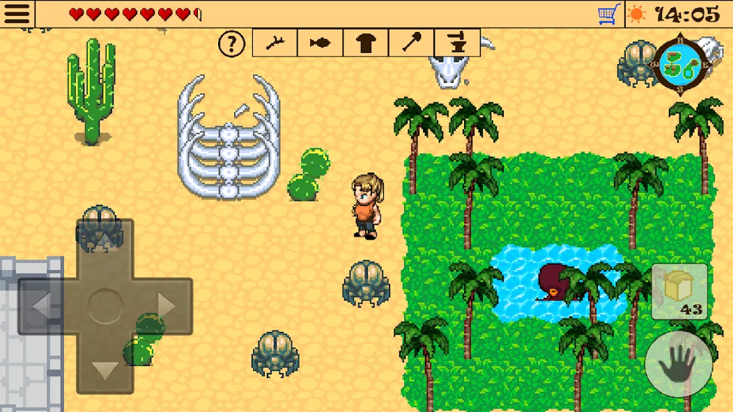 Survival RPG 2:Temple Ruins 2D (Сурвивал РПГ 2)  [МОД Много денег] Screenshot 1