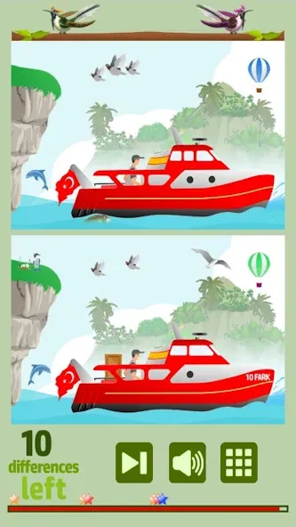 Find 10 Differences  [МОД Бесконечные монеты] Screenshot 3