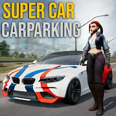 Взломанная Super car parking - Car games  [МОД Меню] - полная версия apk на Андроид