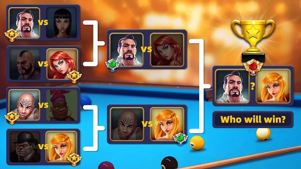 8 Pool Clash (Пул Клаш)  [МОД Все открыто] Screenshot 4