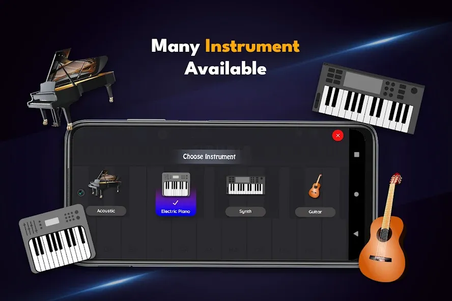 Real Piano Keyboard  [МОД Много монет] Screenshot 5