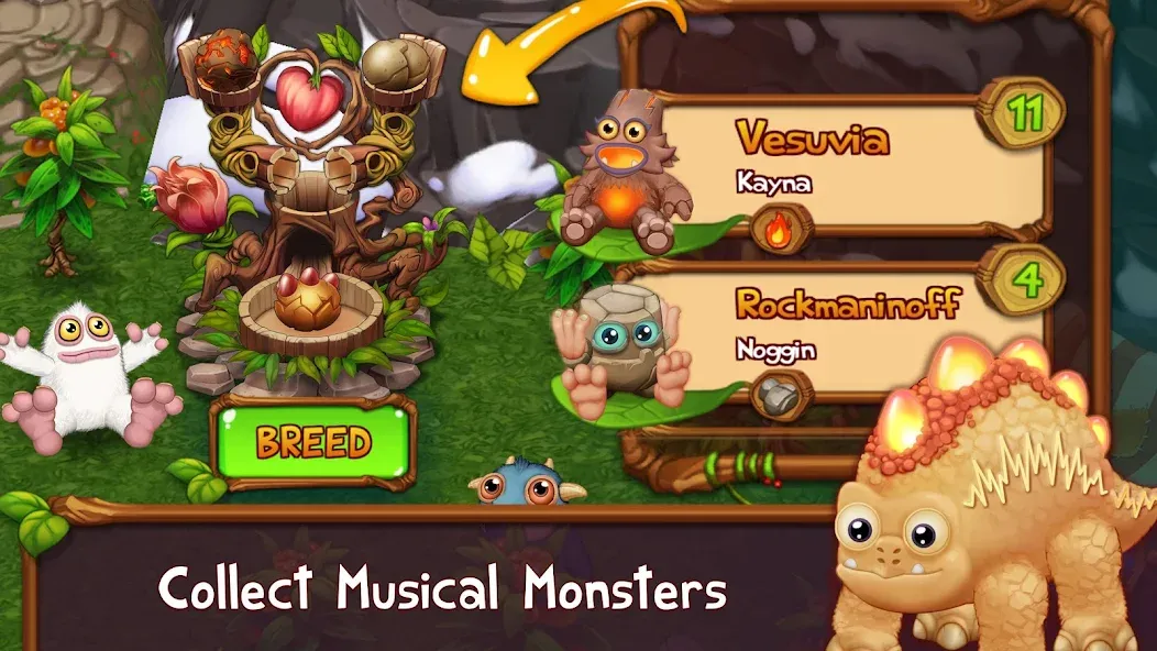 Singing Monsters: Dawn of Fire (Сингинг Монстерс)  [МОД Unlocked] Screenshot 1