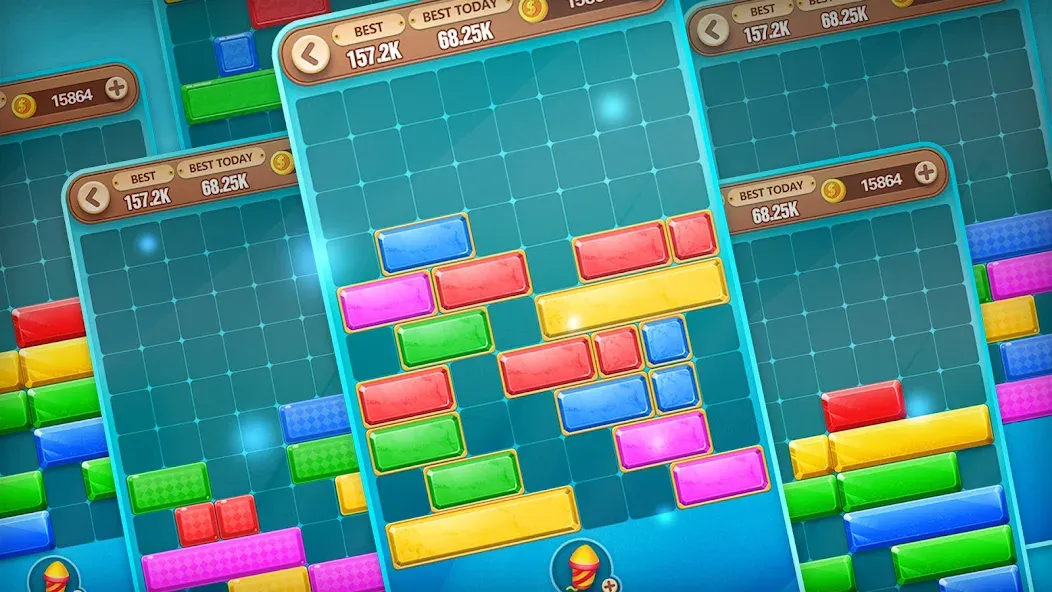 Block Crush - Puzzle Game  [МОД Unlocked] Screenshot 3