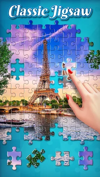 Jigsaw Puzzles  [МОД Много монет] Screenshot 1