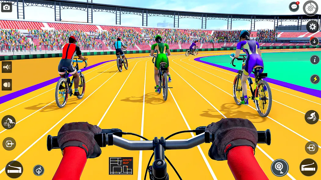 BMX Cycle Race 3d Cycle Games (гонка на велосипедах 3D игры на велосипеде)  [МОД Бесконечные деньги] Screenshot 1