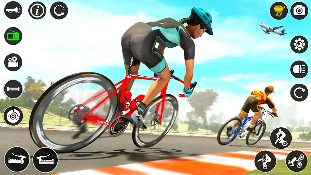 BMX Cycle Race 3d Cycle Games (гонка на велосипедах 3D игры на велосипеде)  [МОД Бесконечные деньги] Screenshot 5