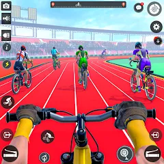 Взломанная BMX Cycle Race 3d Cycle Games (гонка на велосипедах 3D игры на велосипеде)  [МОД Бесконечные деньги] - полная версия apk на Андроид