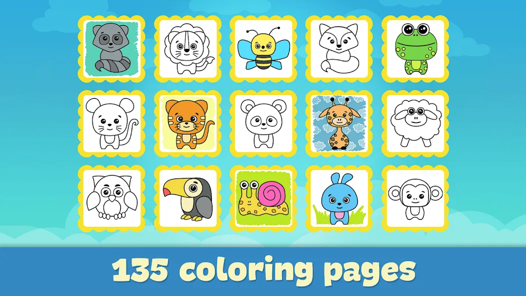 Coloring Book - Games for Kids  [МОД Menu] Screenshot 5