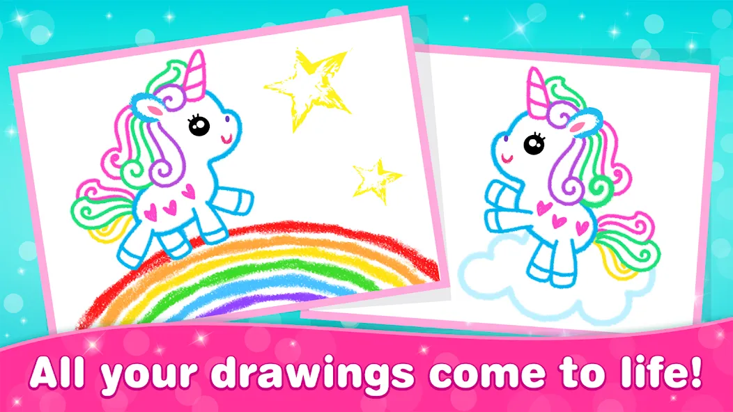 Bini Game Drawing for kids app (Бини)  [МОД Меню] Screenshot 4