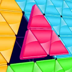 Скачать взлом Block! Triangle Puzzle:Tangram  [МОД Бесконечные монеты] - стабильная версия apk на Андроид