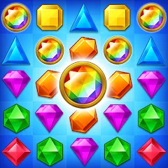 Скачать взлом Jewel Match King  [МОД Unlimited Money] - последняя версия apk на Андроид