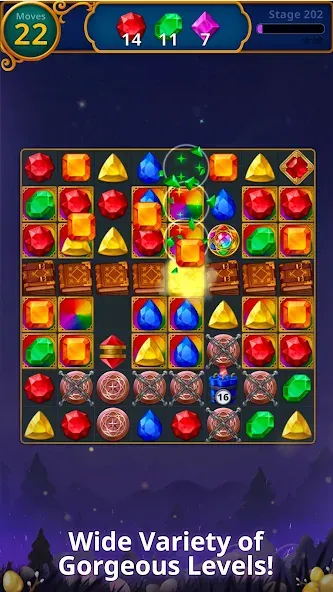 Jewels Magic: Mystery Match3 (Джуэлс Мэджик)  [МОД Unlocked] Screenshot 5