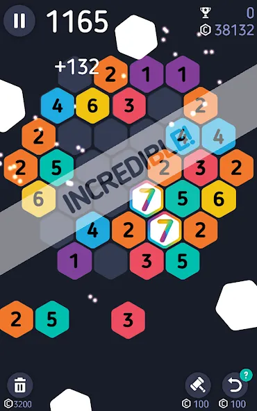 Make7! Hexa Puzzle  [МОД Бесконечные монеты] Screenshot 4