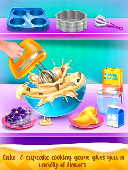 Cake Maker Cooking Cake Games (Кейк Мейкер кулинарные игры на приготовление тортов)  [МОД Меню] Screenshot 4