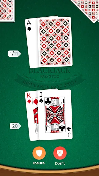 Blackjack (Блэкджек)  [МОД Бесконечные деньги] Screenshot 3