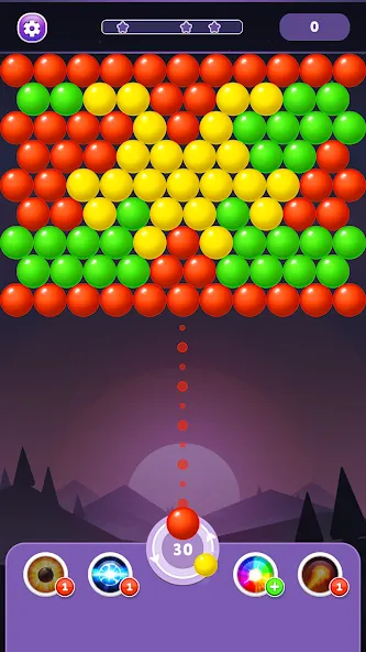 Bubble Shooter Rainbow  [МОД Unlocked] Screenshot 5