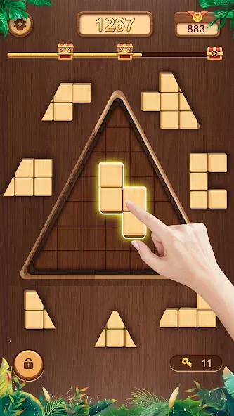 WoodCube - Woody Puzzle (ВудКуб)  [МОД Меню] Screenshot 2