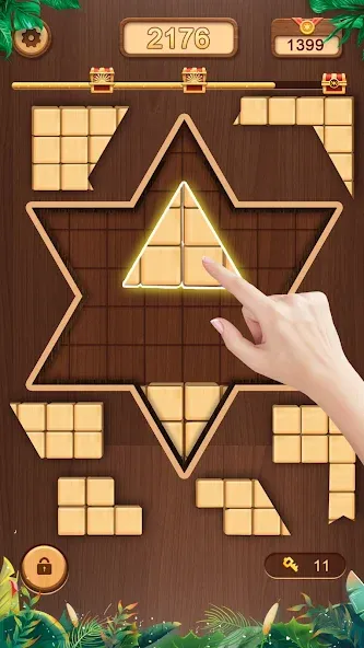 WoodCube - Woody Puzzle (ВудКуб)  [МОД Меню] Screenshot 3