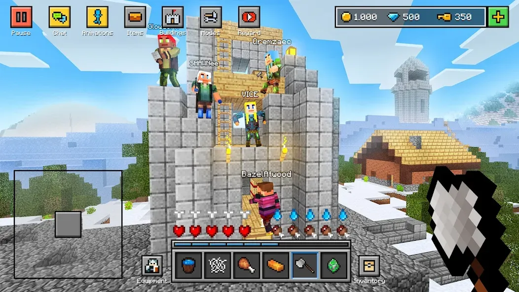 Block World 3D: Craft & Build  [МОД Все открыто] Screenshot 3