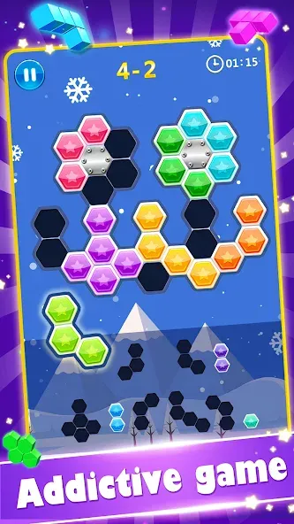 Block Gems: Block Puzzle Games (Блок драгоценные камни)  [МОД Меню] Screenshot 3