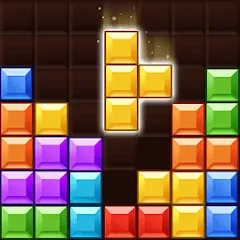 Взломанная Block Gems: Block Puzzle Games (Блок драгоценные камни)  [МОД Меню] - полная версия apk на Андроид