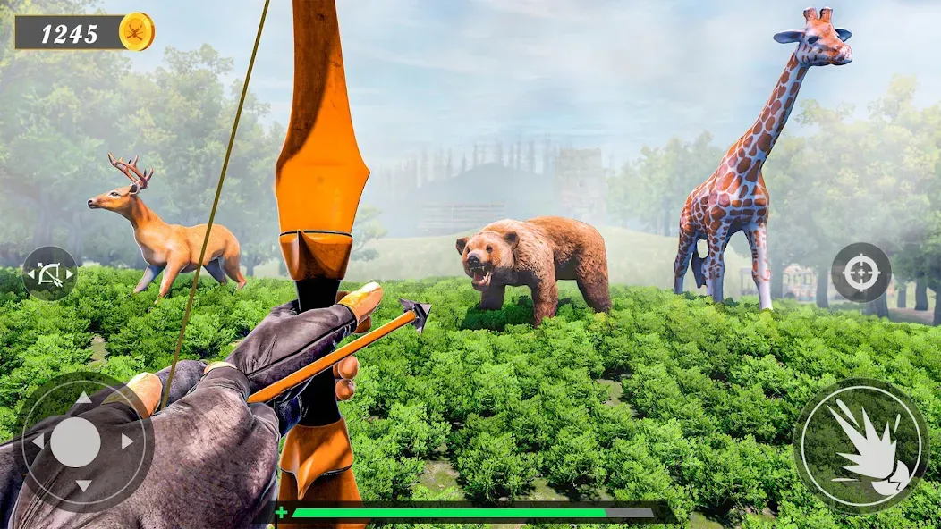 Animal Archery Hunting Games  [МОД Menu] Screenshot 3