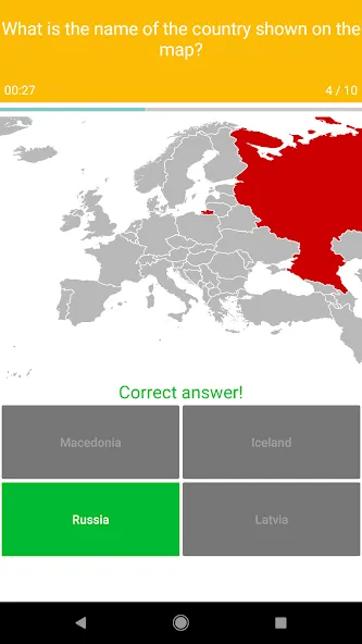 Europe Map Quiz - European Cou  [МОД Много денег] Screenshot 3