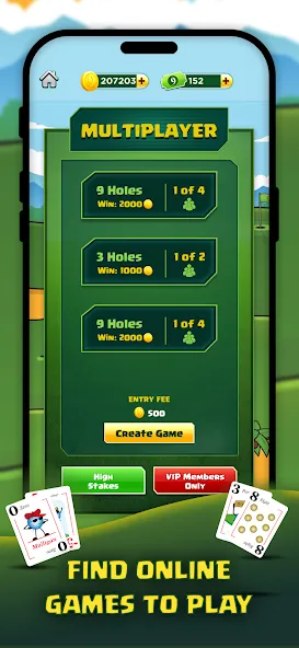 Play Nine: Golf Card Game (Плей Найн)  [МОД Menu] Screenshot 3