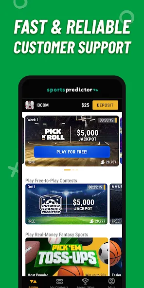 Sports Predictor: Fantasy Game (Спорт Прогнозист)  [МОД Много денег] Screenshot 5