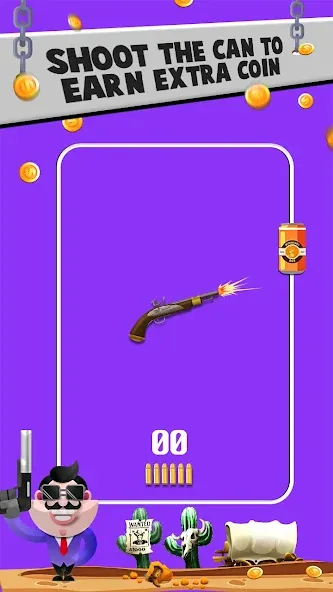 Bottle Shooting VS Gun  [МОД Бесконечные монеты] Screenshot 3