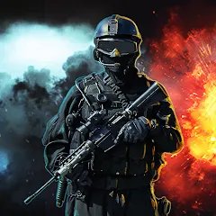 Взлом Black Commando : War Game (Блэк Коммандо)  [МОД Меню] - стабильная версия apk на Андроид