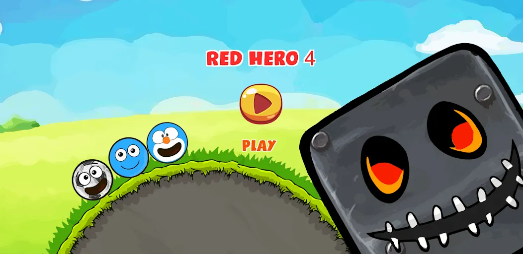 Red Hero 4 - red bounce ball 5  [МОД Бесконечные деньги] Screenshot 1