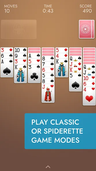 Spider Solitaire  [МОД Menu] Screenshot 5