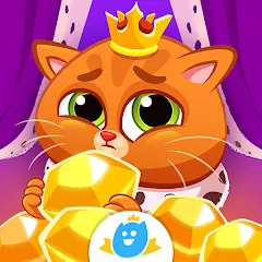 Взломанная Bubbu Jewels - Merge Puzzle (Буббу Джуэлс)  [МОД Unlocked] - стабильная версия apk на Андроид