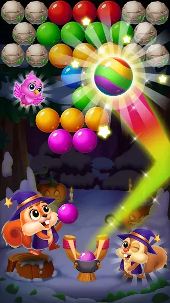 Bubble Shooter Rescue (Бабл Шутер Рескью)  [МОД Много денег] Screenshot 4