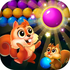 Взлом Bubble Shooter Rescue (Бабл Шутер Рескью)  [МОД Много денег] - последняя версия apk на Андроид