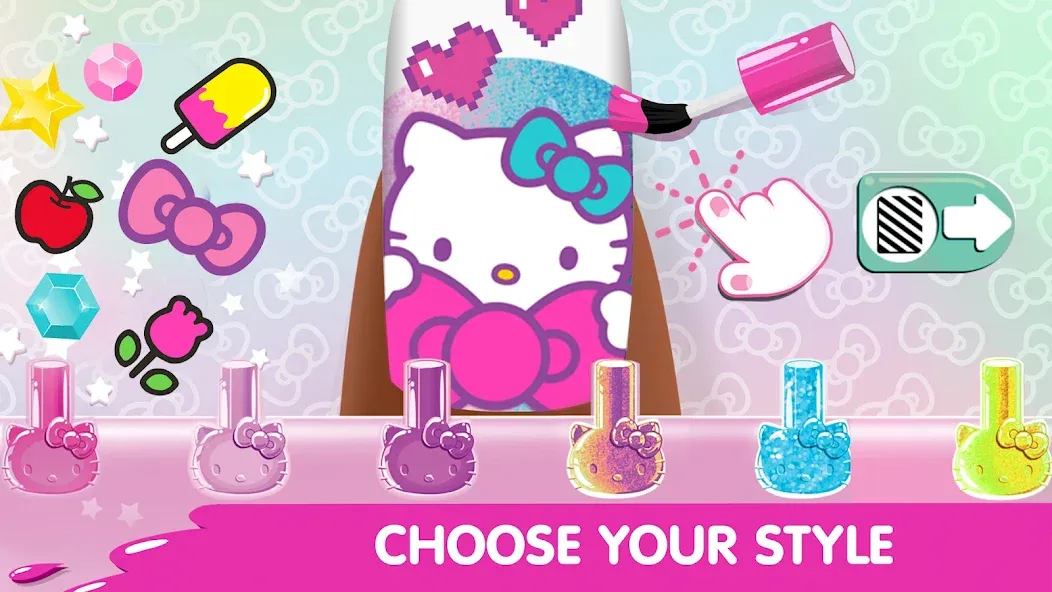 Hello Kitty Nail Salon  [МОД Menu] Screenshot 2