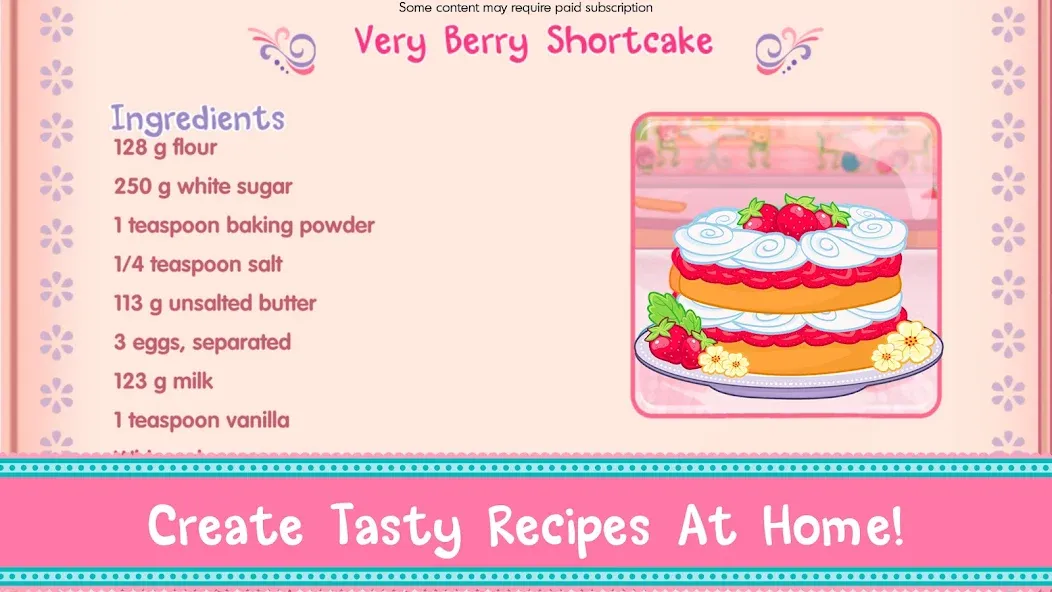 Strawberry Shortcake Bake Shop  [МОД Unlimited Money] Screenshot 4