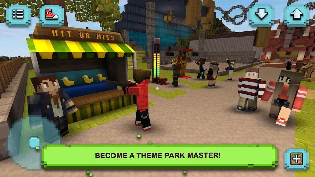 Theme Park Craft: Build & Ride  [МОД Много денег] Screenshot 4